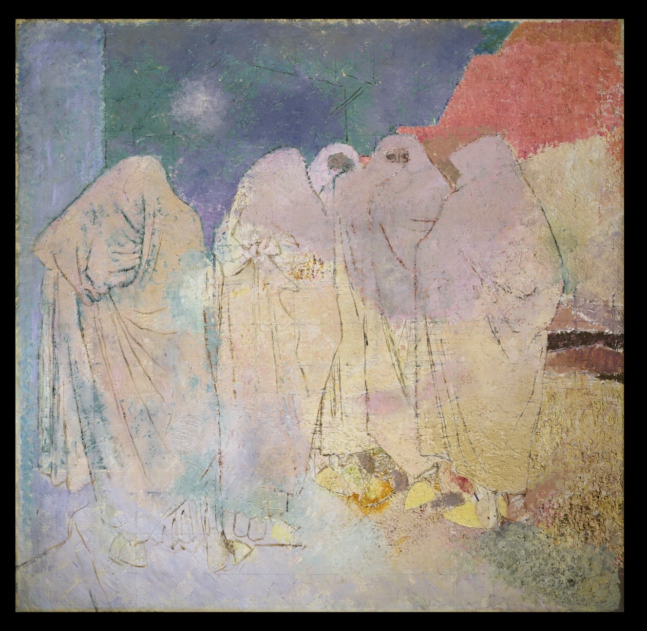 Gruppe av kvinner, Marrakesh av Glyn Warren Philpot