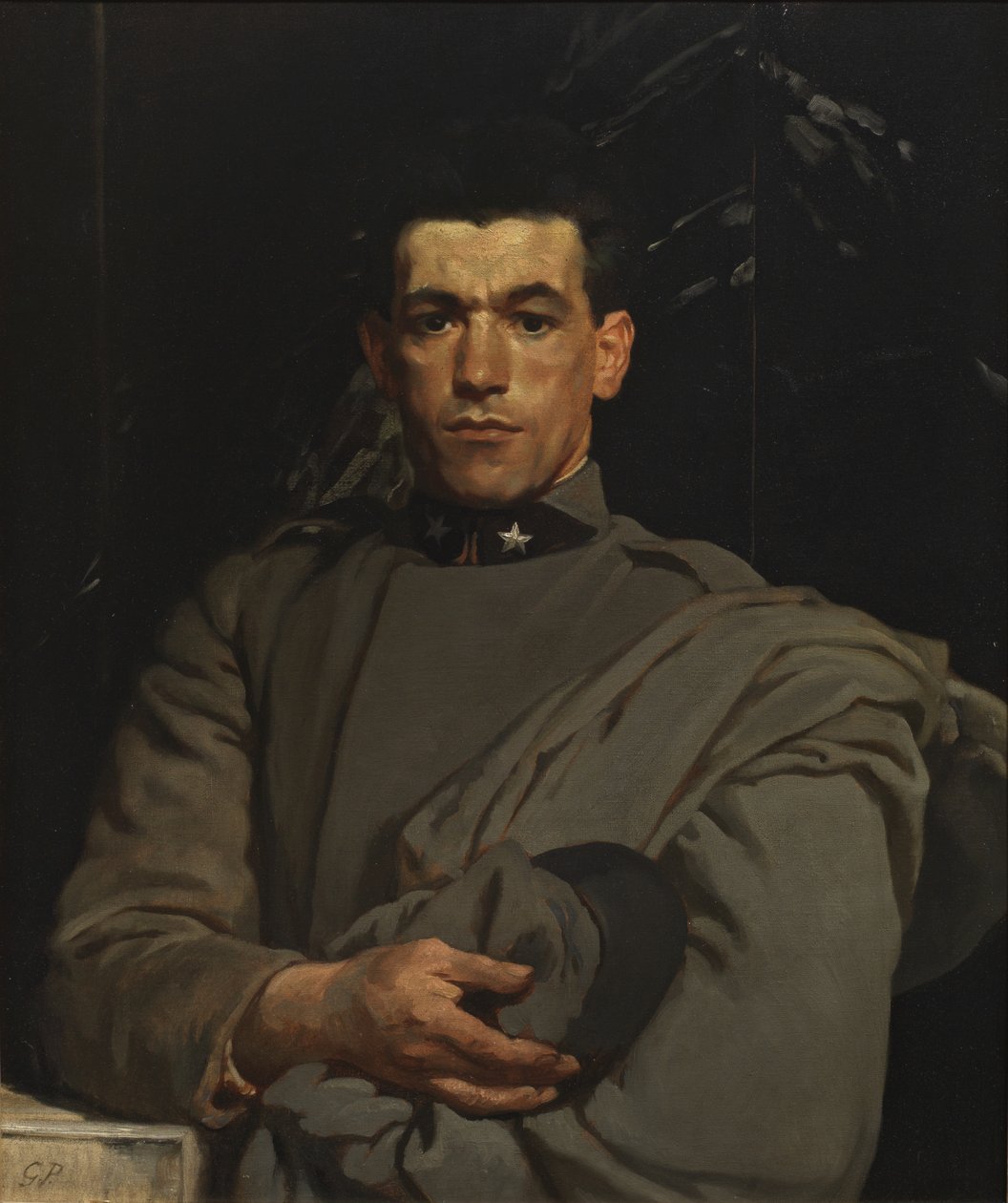 Italiensk soldat nr. 2, ca. 1918 (olje på lerret) av Glyn Warren Philpot