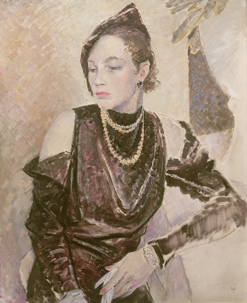 Frøken Gwendolen Cleaver, 1933 av Glyn Warren Philpot