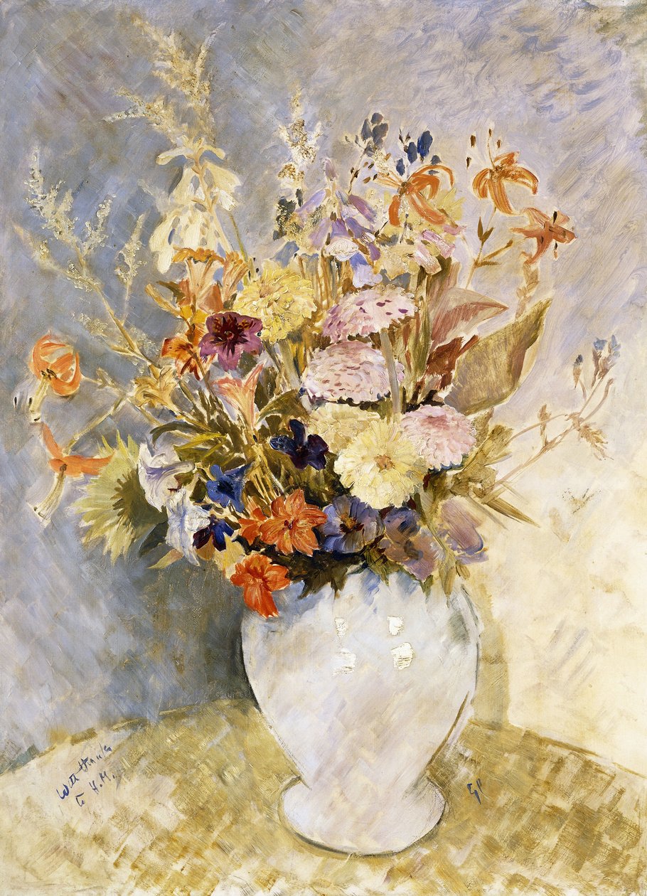 Blandede blomster av Glyn Warren Philpot