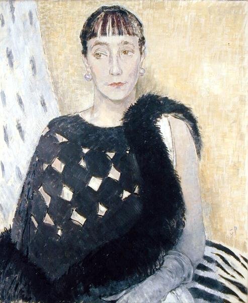 Mrs Clement Cross, kunstnerens eldste søster av Glyn Warren Philpot
