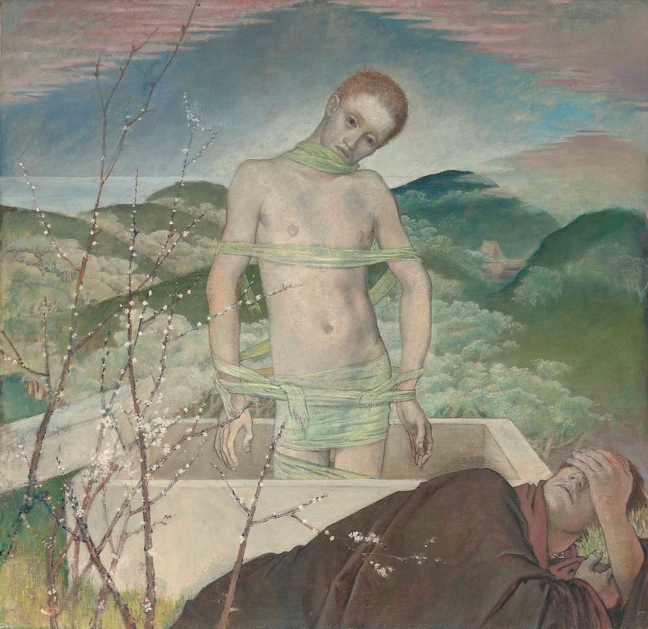 Resurgam, ca. 1929 (olje på lerret) av Glyn Warren Philpot