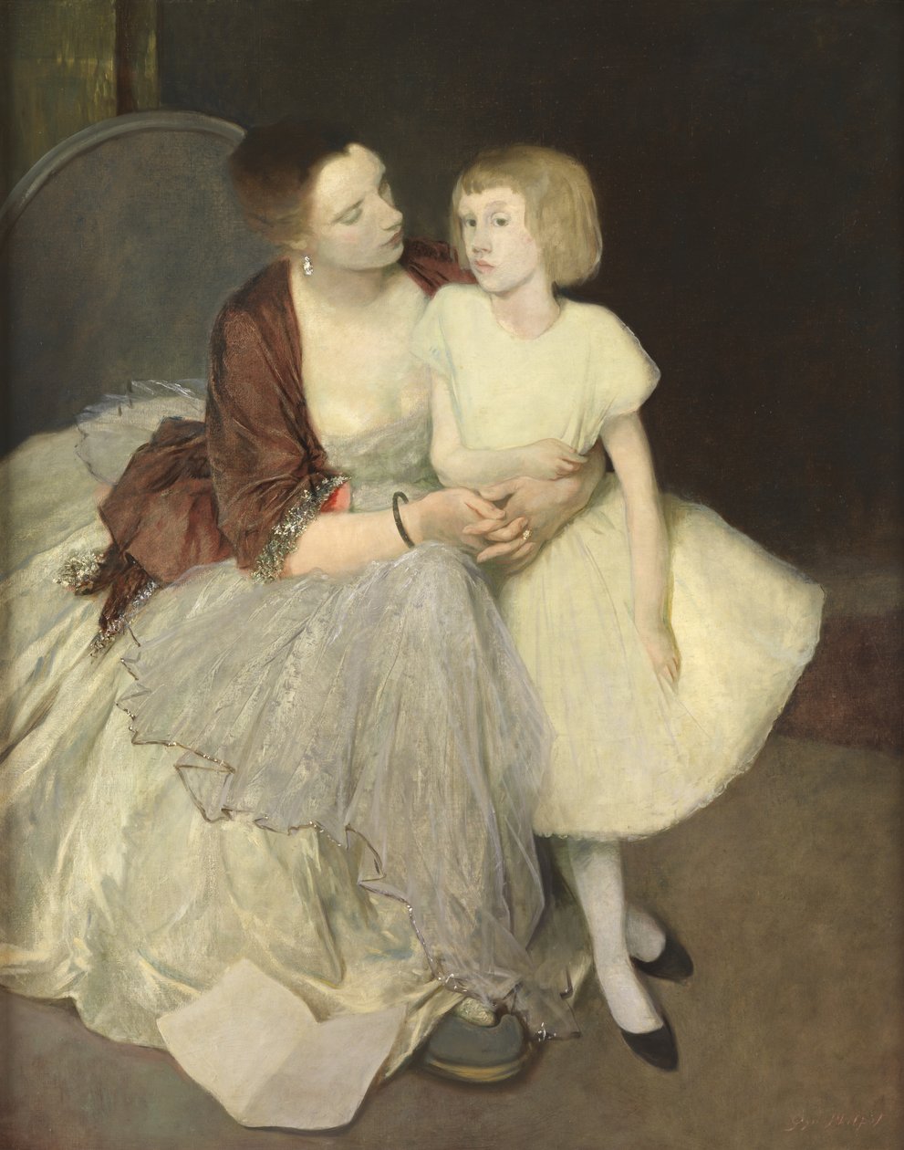 Den lille danseren (olje på lerret) av Glyn Warren Philpot