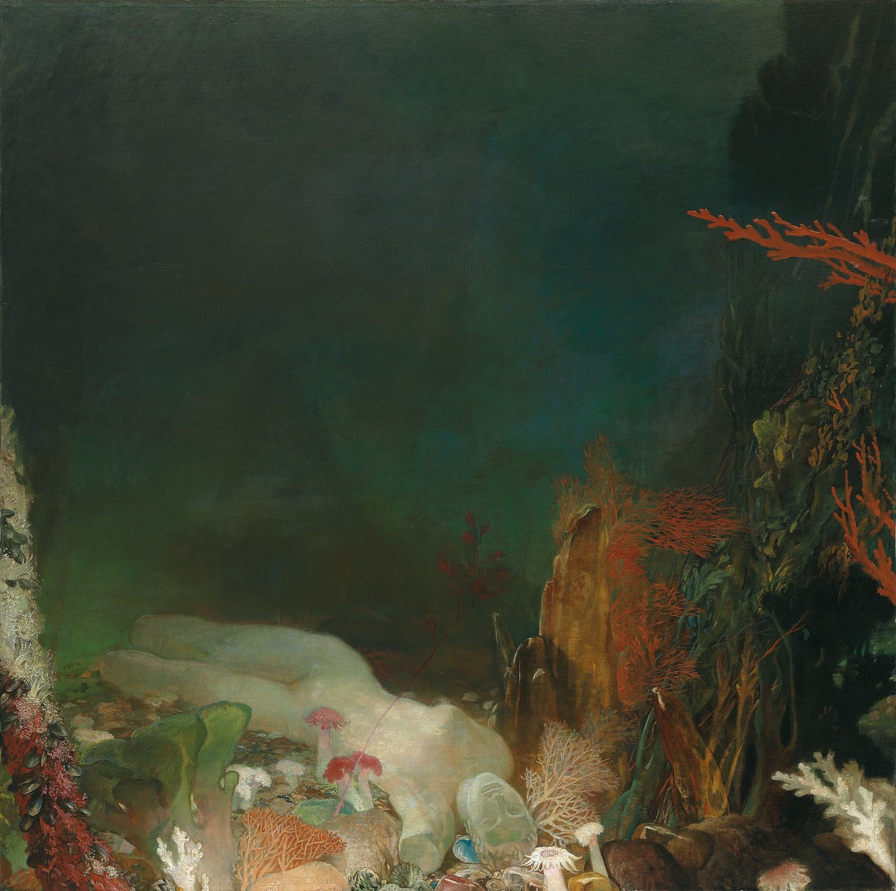 Under havet, ca. 1914-18 (olje på lerret) av Glyn Warren Philpot