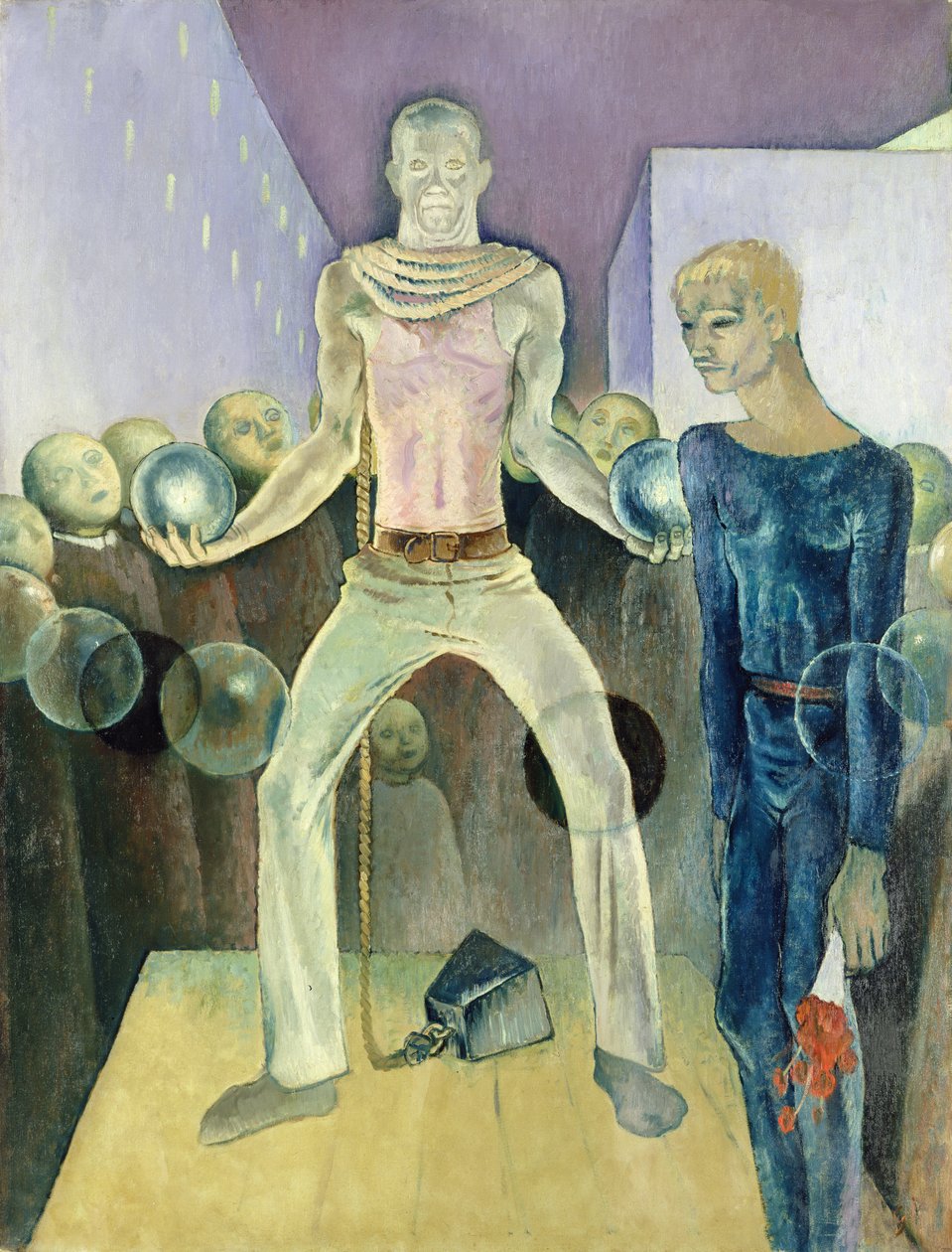Vektløfting, Berlin 1931 av Glyn Warren Philpot