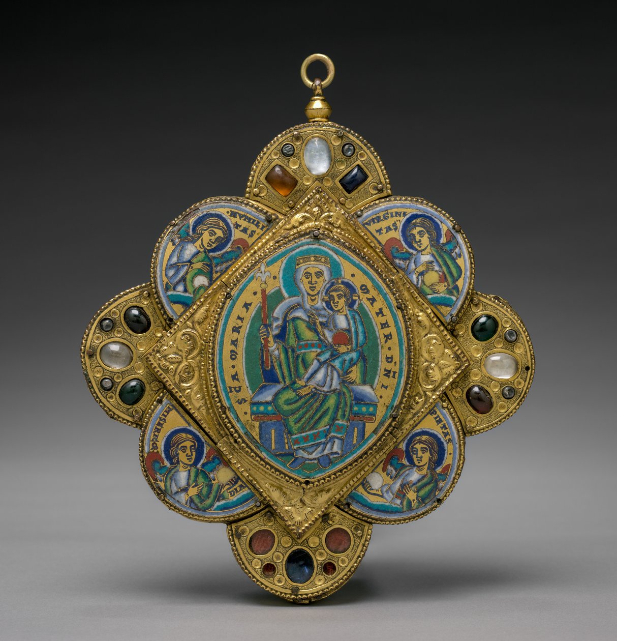Anheng med jomfruen og barnet, ca. 1160-1170. av Godefroid de Huy