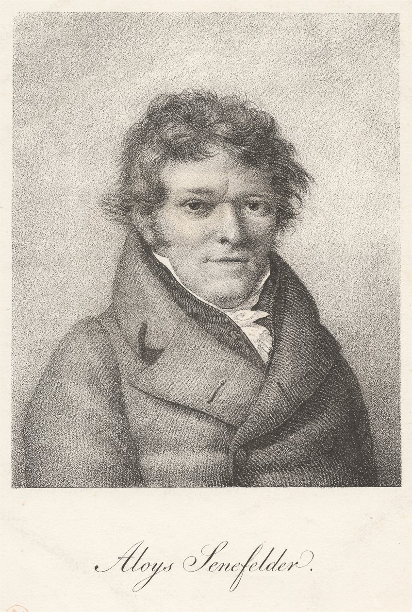 Aloys Senefelder av Godefroy Engelmann
