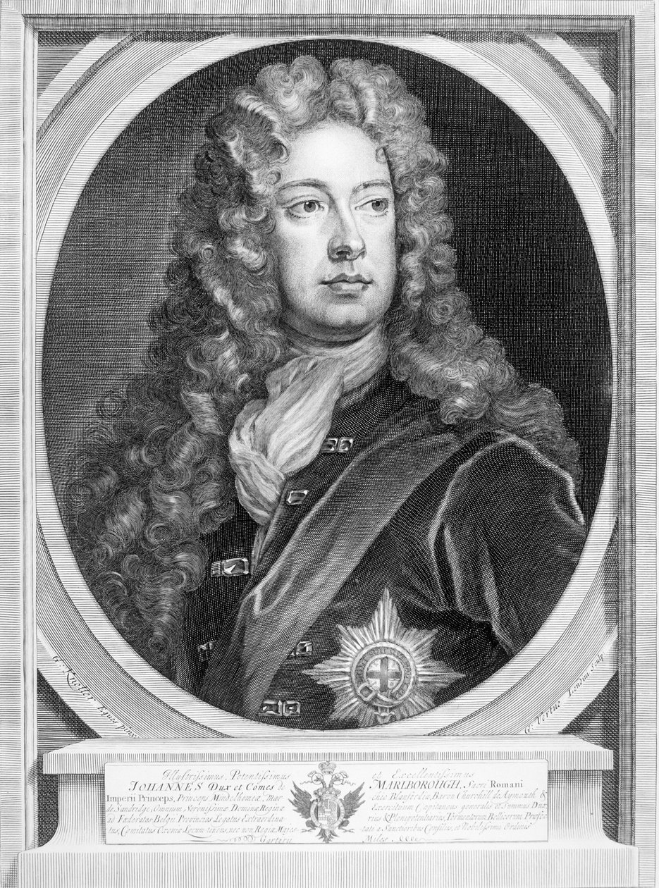 John Churchill (1650-1722) 1. hertug av Marlborough, ca. 1700 av Godfrey Kneller