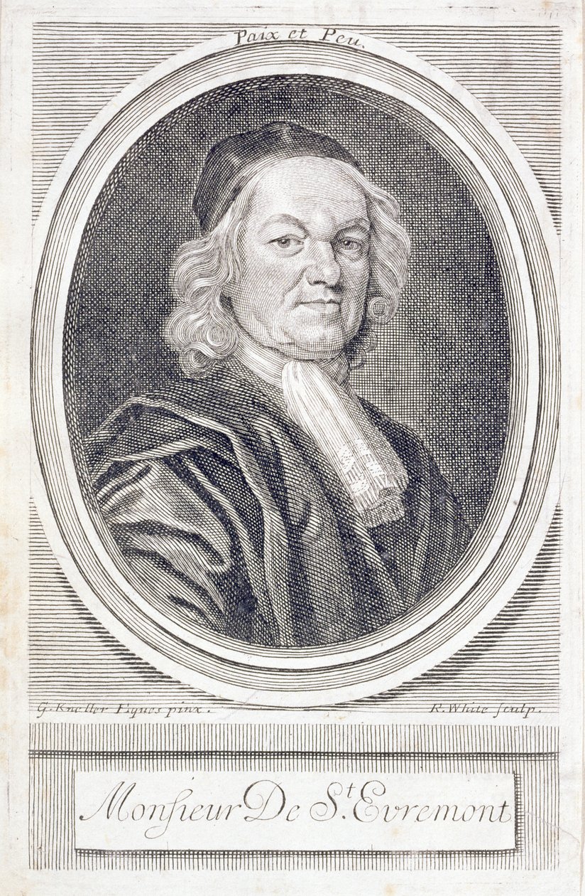 Monsieur de St Evremont av Godfrey Kneller