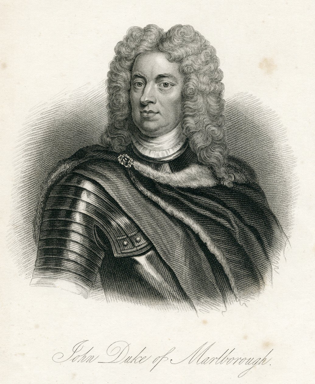Portrett av John Churchill, 1. av hertugen av Marlborough (1650-1722) av Godfrey Kneller
