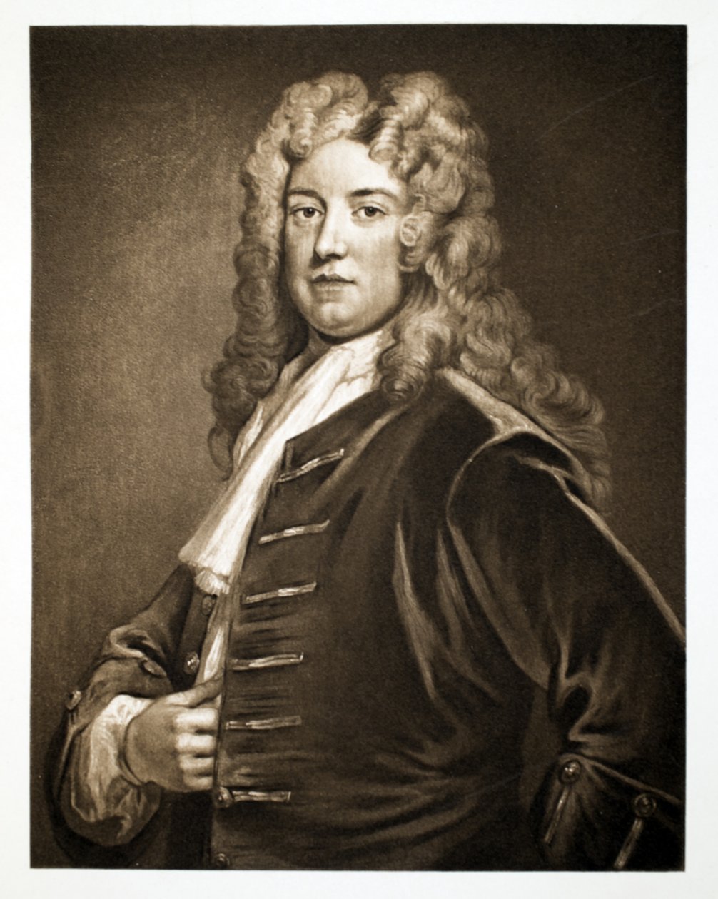 Robert Walpole, Earl of Orford, pub. 1902 (kollotype) av Godfrey Kneller