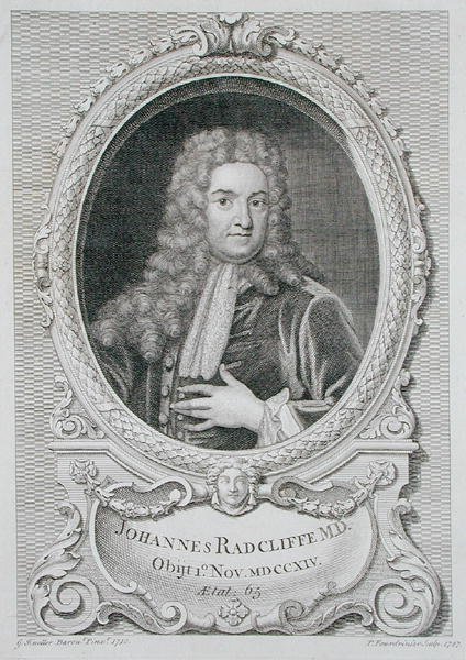 Portrett av John Radcliffe (1650-1714) fra 