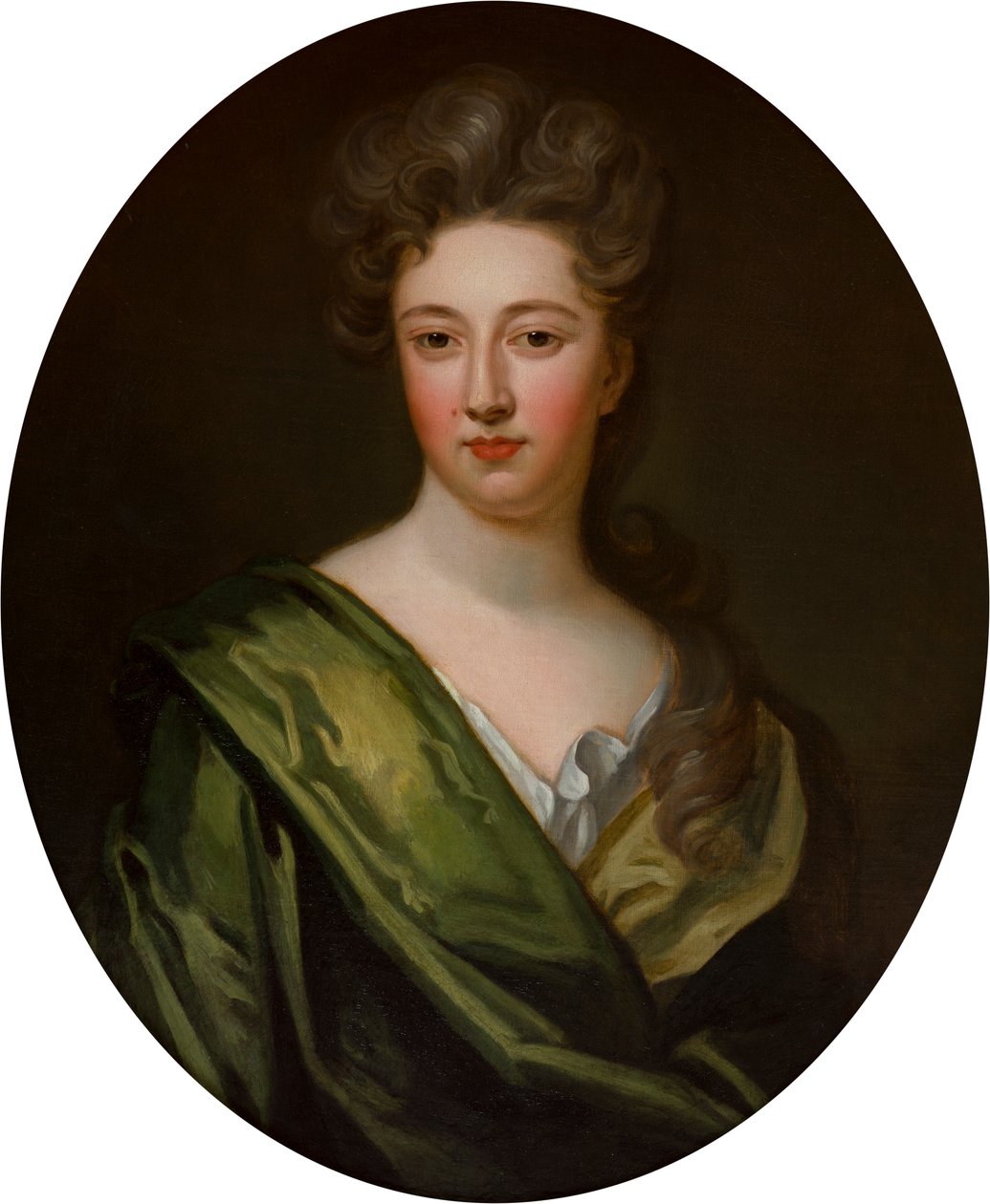 Portrett av Lady Diana Feilding (1659-1731), ca. 1679-1723 (olje på lerret) av Godfrey (studio of) Kneller