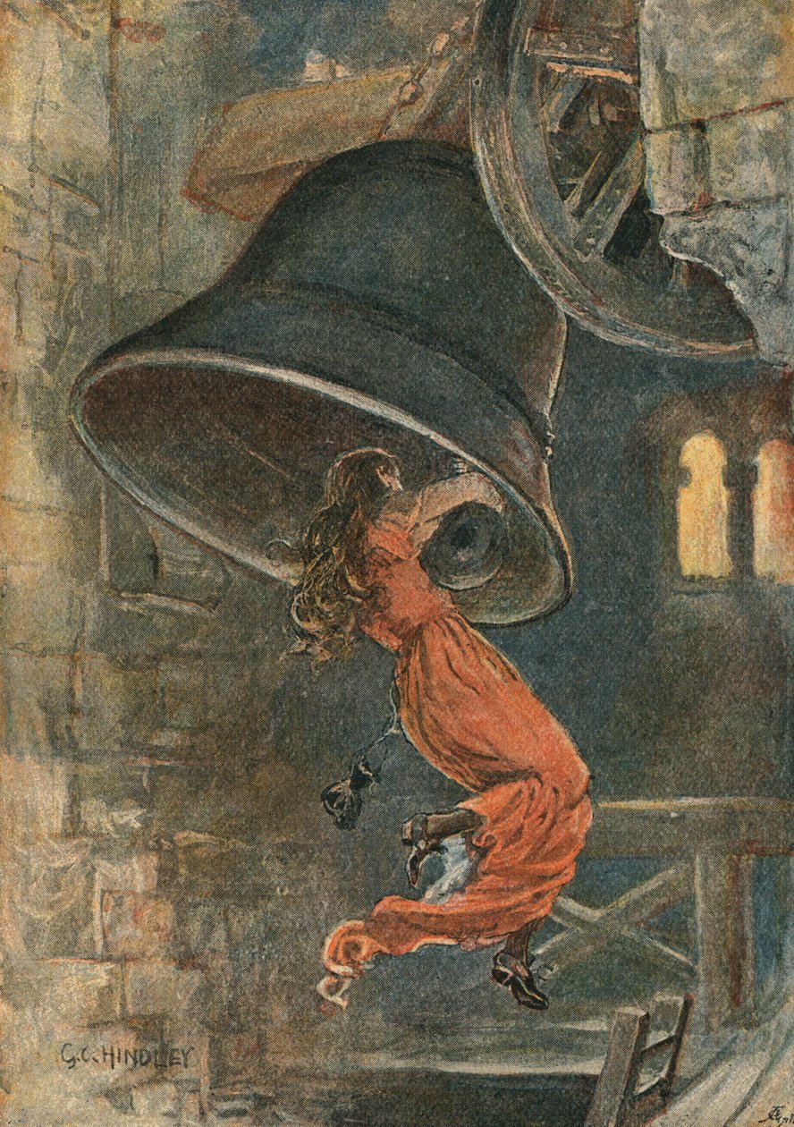 Portforbudet skal ikke ringe i kveld (fargelitografi) av Godfrey C. Hindley