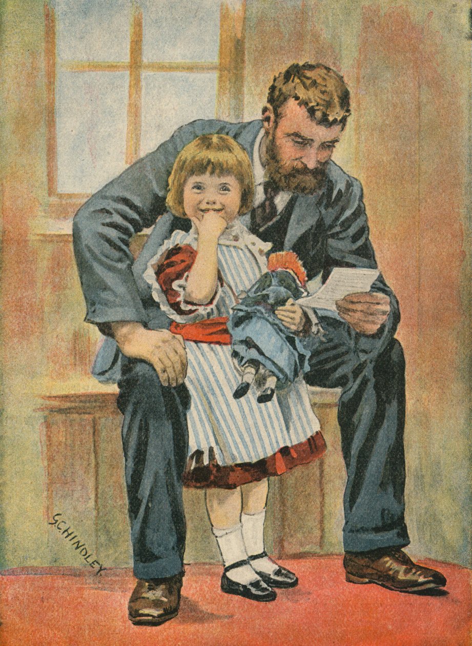 Brevet (fargelitografi) av Godfrey C. Hindley