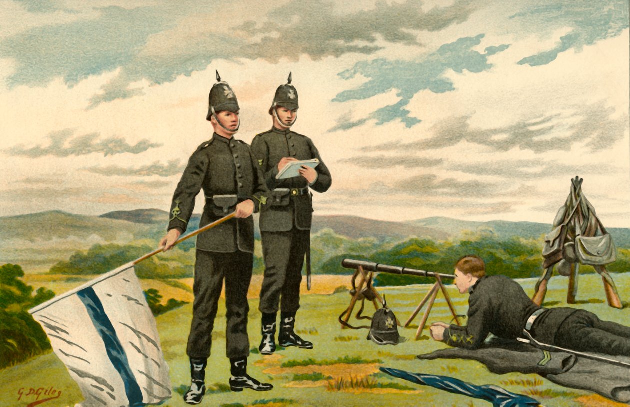 The 1st Middlesex Victoria Rifles - Volunteers, 1890. av Godfrey Douglas Giles