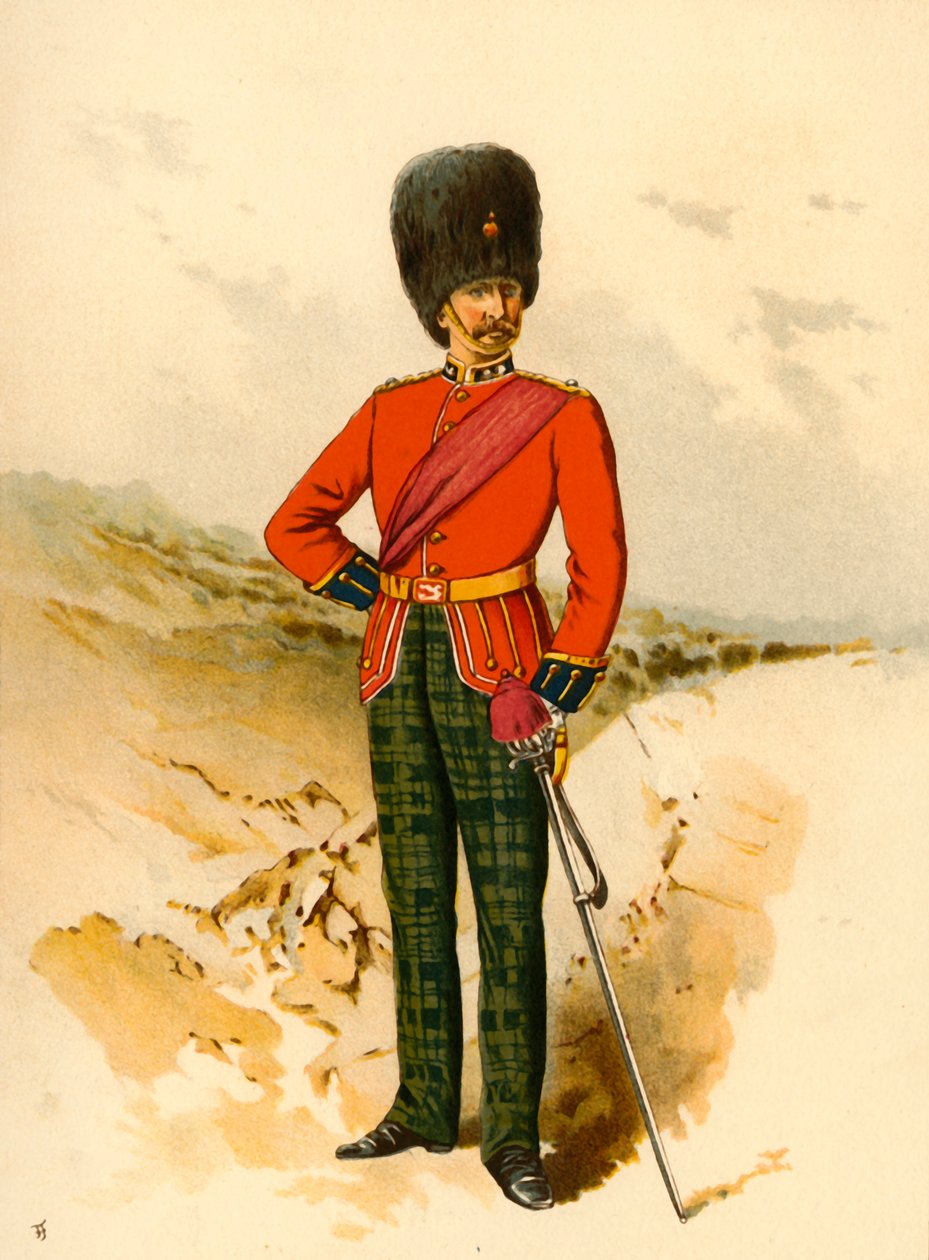 Den 21. - Royal Scots Fusiliers, 1890. av Godfrey Douglas Giles