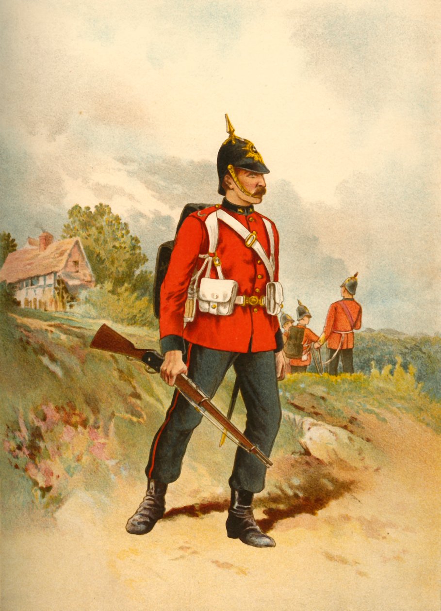 Den andre - The Queens Royal West Surrey, 1890. av Godfrey Douglas Giles