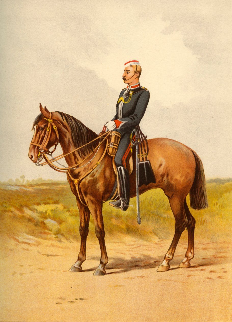 The Queens Own Royal Regiment - Staffordshire Yeomanry, 1890. av Godfrey Douglas Giles