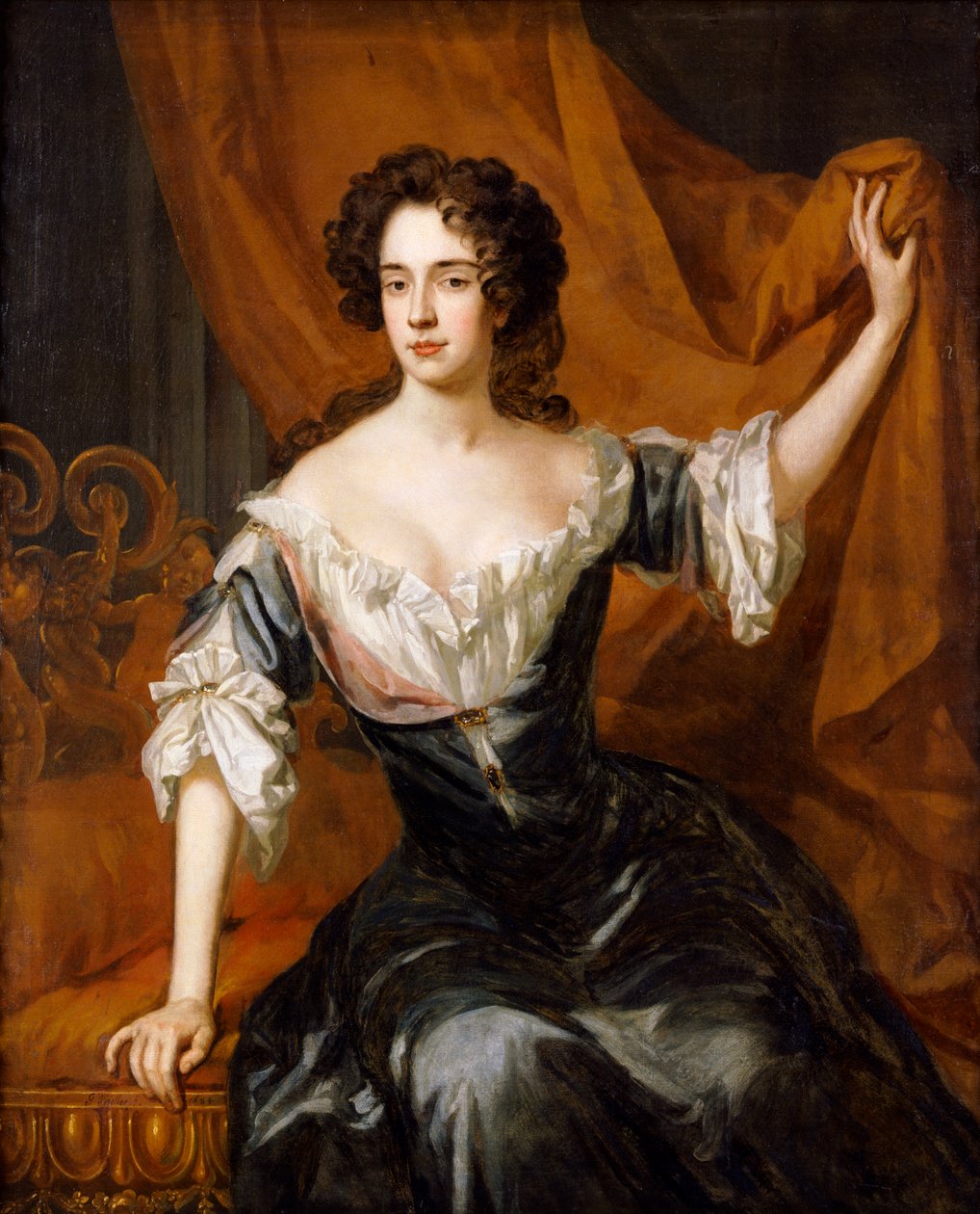 Catherine Sedley, grevinne av Dorchester (olje på lerret) av Godfrey Kneller
