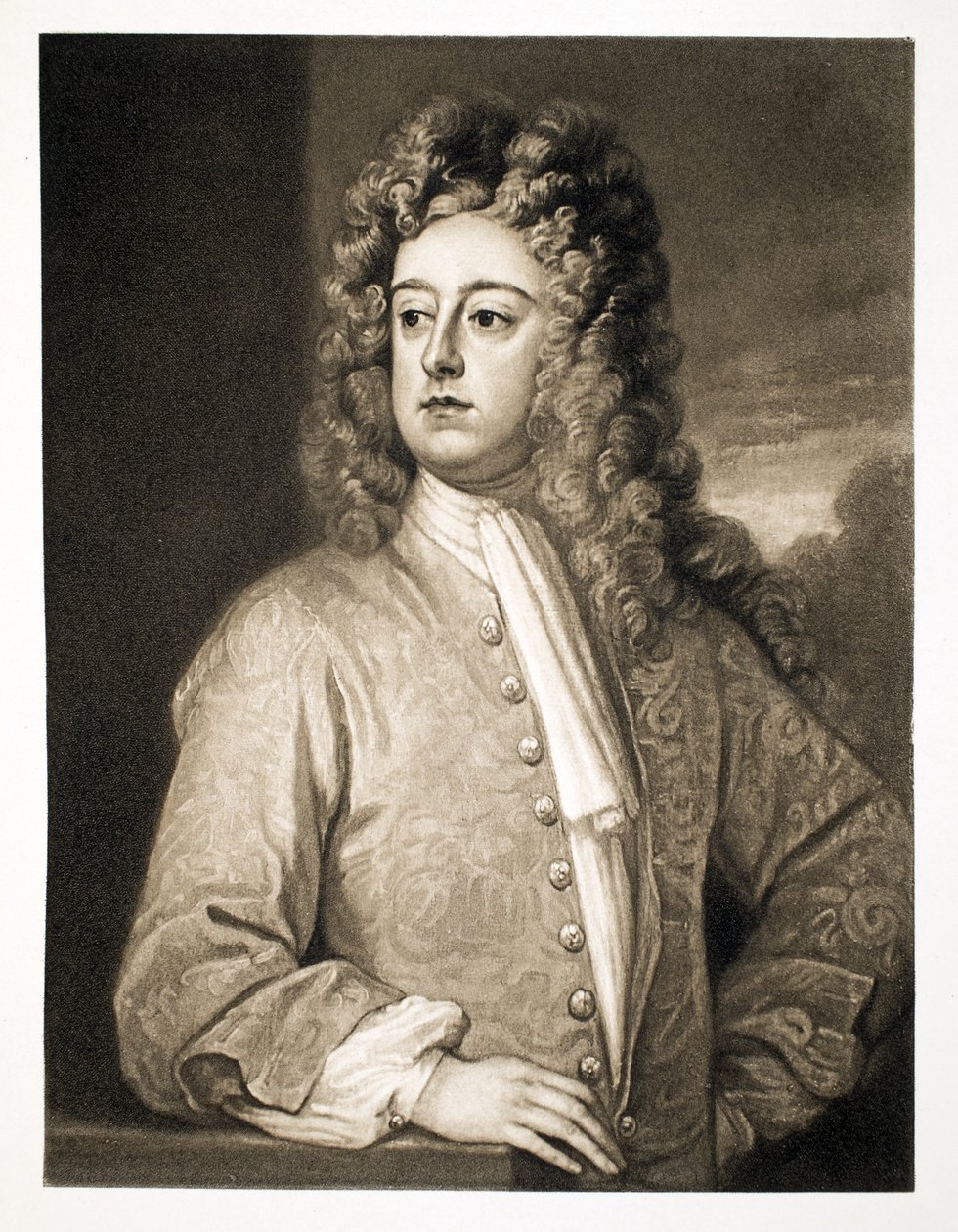 Francis Godolphin, Earl of Godolphin, pub. 1902 (kollotype) av Godfrey Kneller