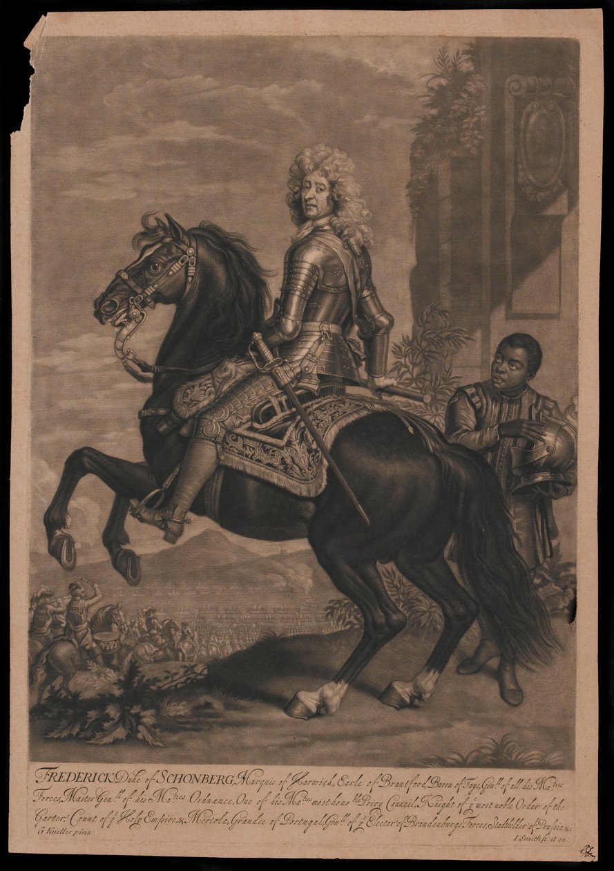 Frederick Duke of Schonberg [sic], Marquis of Harwich, Earle of Bransford av Godfrey Kneller