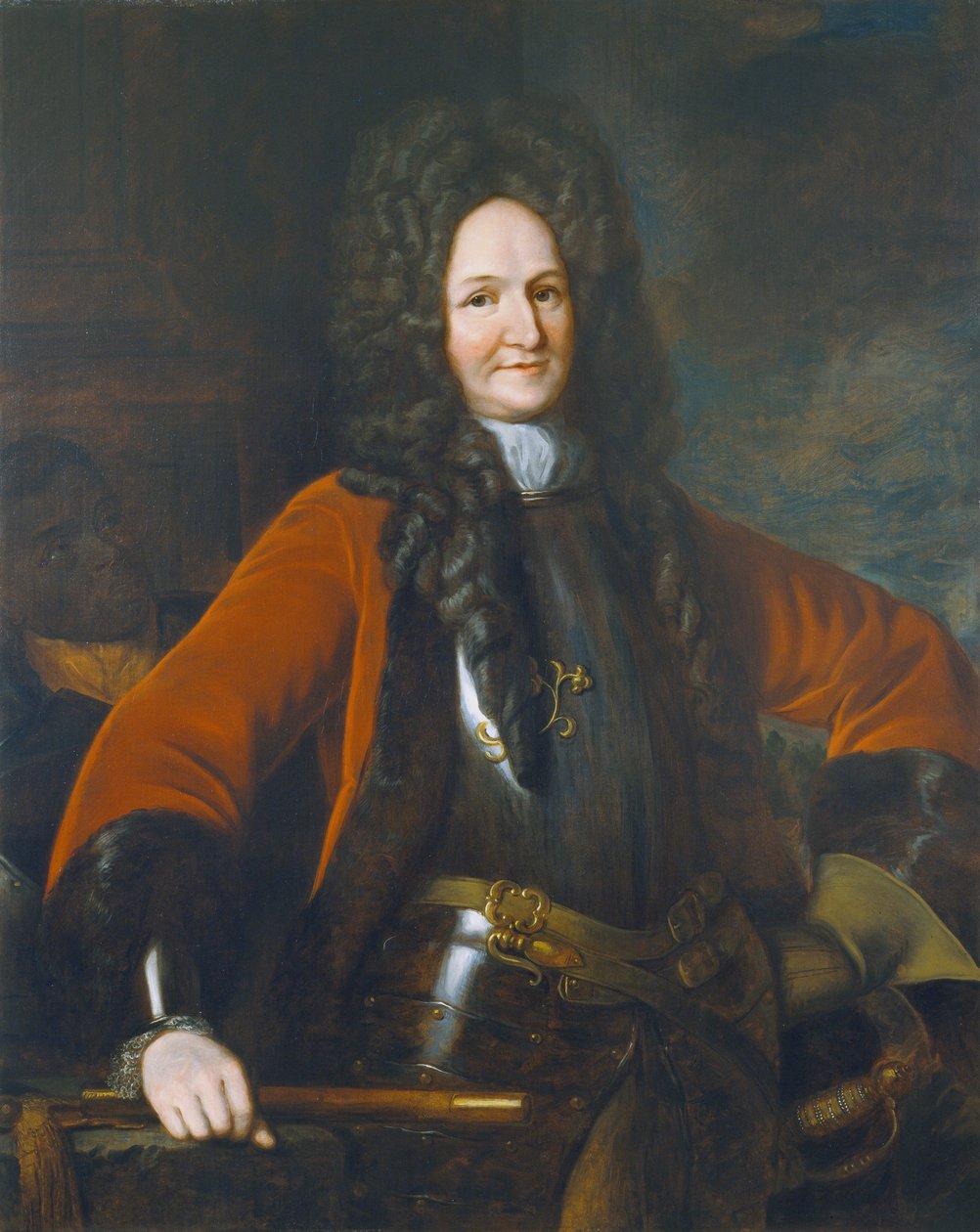 General Hugh Mackay (ca. 1640-92) 1690 8G: drept i slaget ved Steenkirk i 1692 under niårskrigen (1689-97); av Godfrey Kneller