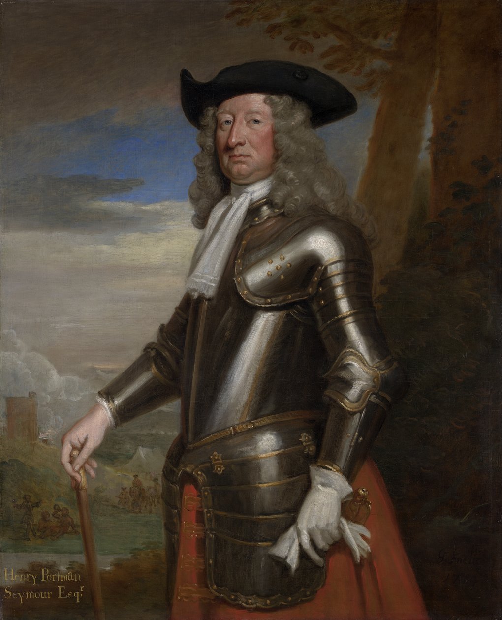 Henry Seymour Portman (ca. 1637-1728) 1714 (olje på lerret) av Godfrey Kneller