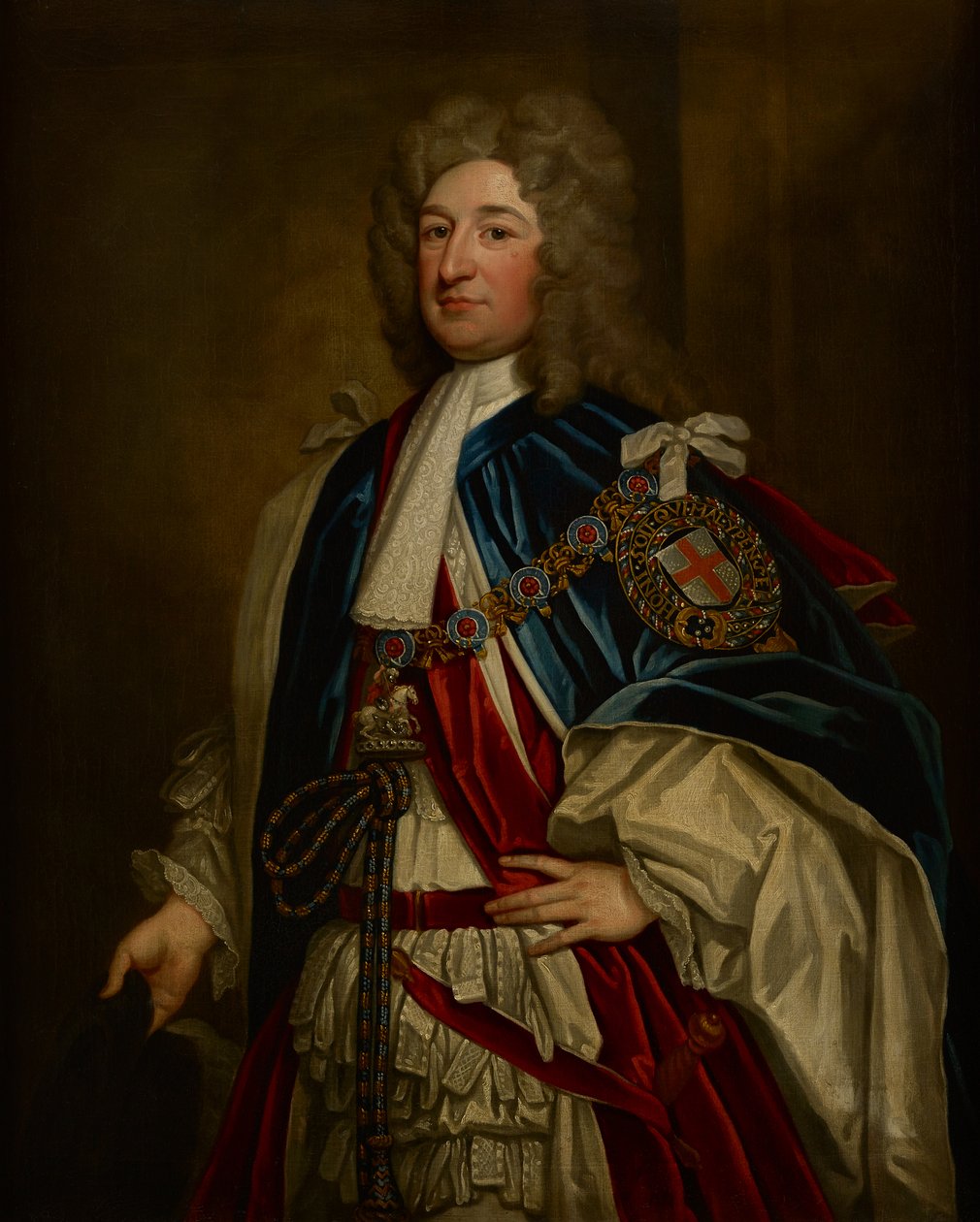 Portrett av Charles Seymour, 6. hertug av Somerset av Godfrey Kneller
