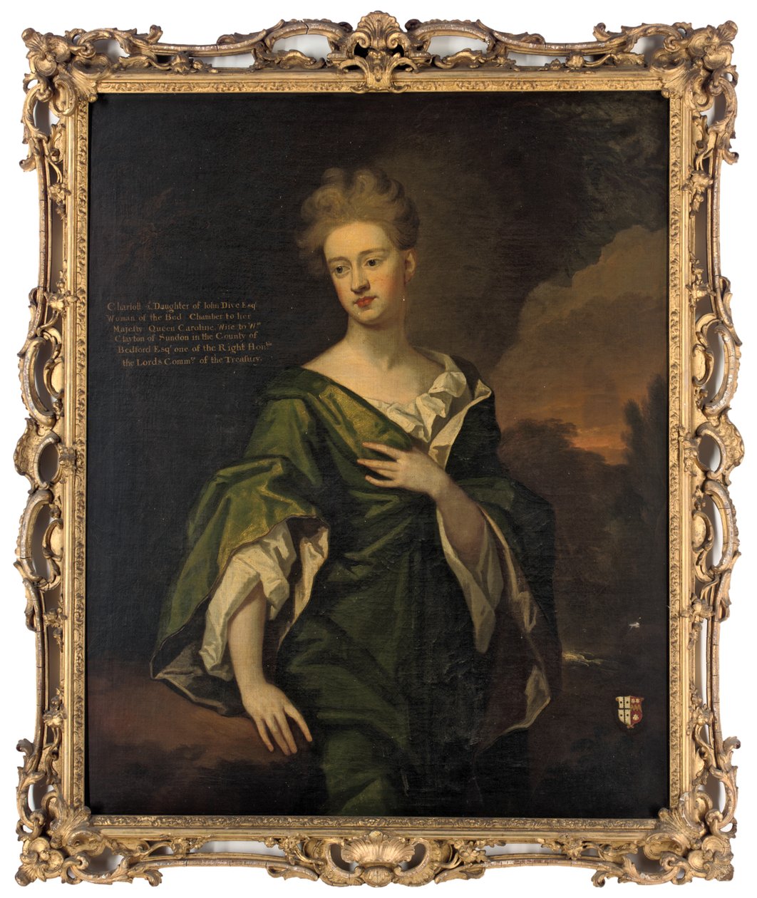 Portrett av Charlotte Clayton av Godfrey Kneller