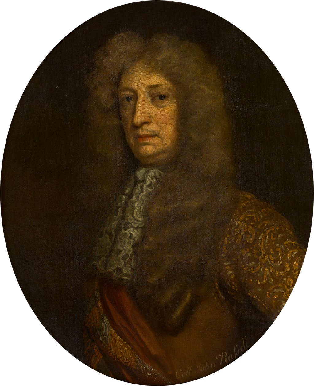Portrett av oberst the Hon. John Russell (1620-1681), ca. 1646-81 (olje på lerret) av Godfrey Kneller