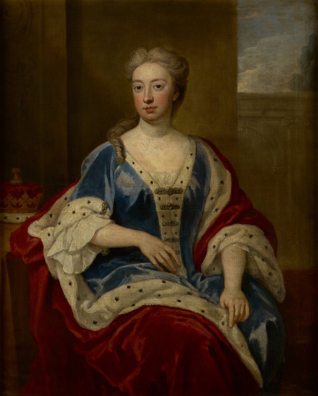 Portrett av Lady Elizabeth Percy, hertuginne av Somerset av Godfrey Kneller