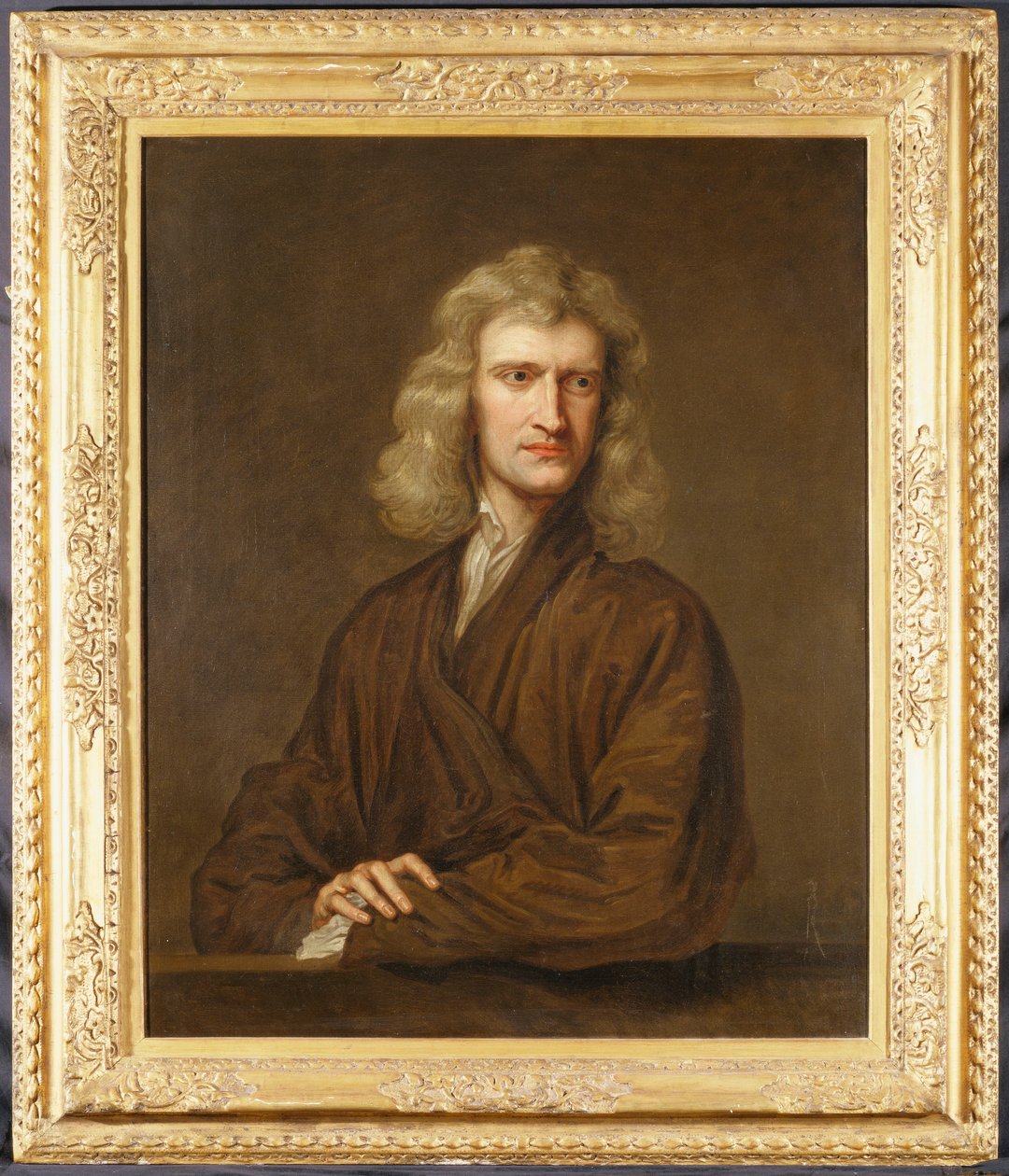 Portrett av Sir Isaac Newton av Godfrey Kneller
