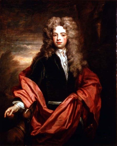 Portrett av en herre med en mynde av Godfrey Kneller