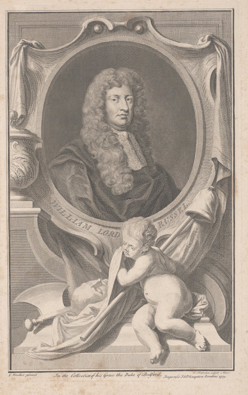 William Lord Russell av Godfrey Kneller