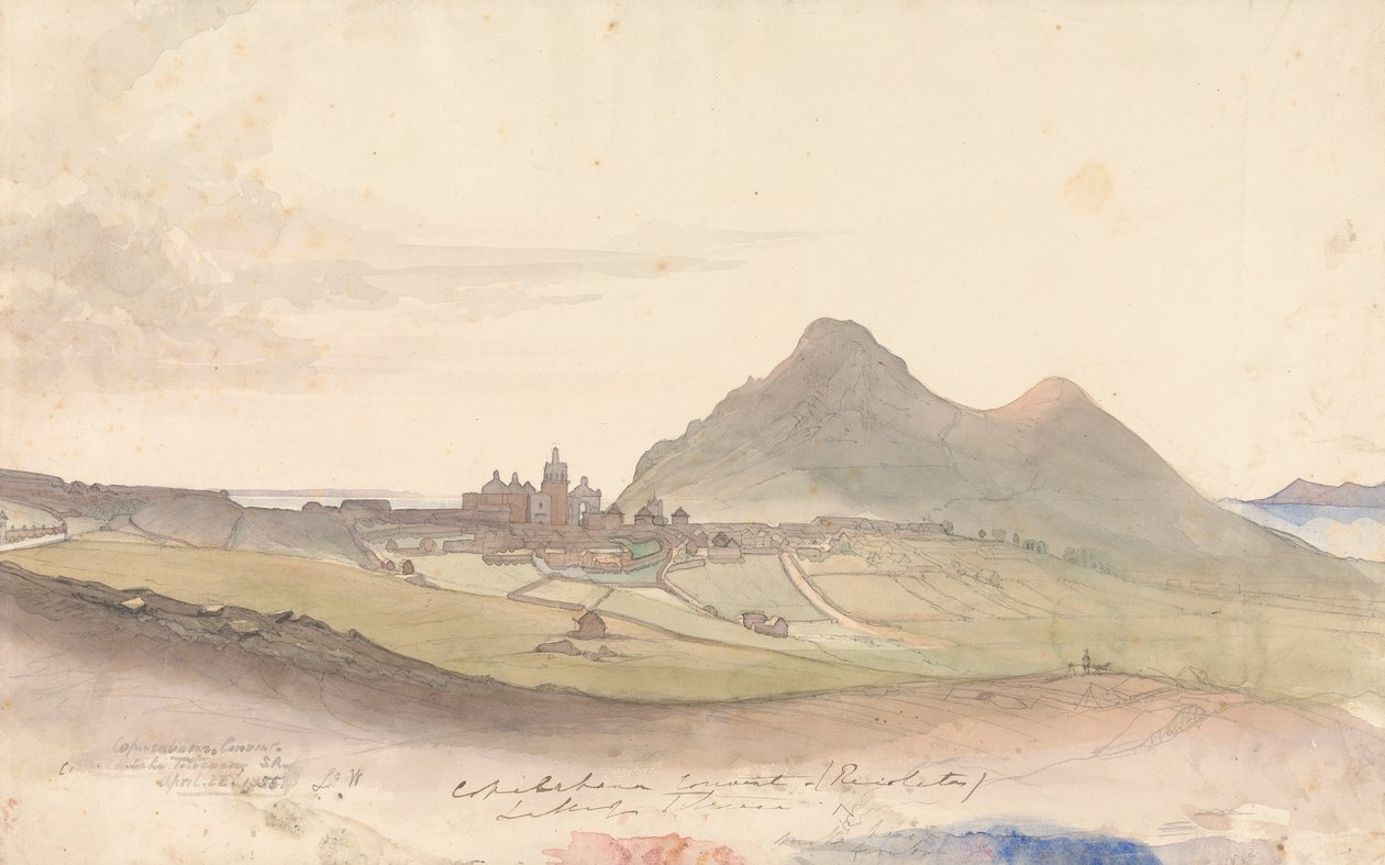 Basilikaen til jomfruen av Copacabana, Bolivia av Godfrey Thomas Vigne