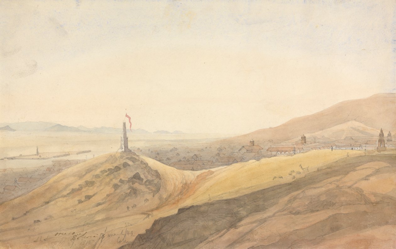 Oruro, Bolivia av Godfrey Thomas Vigne