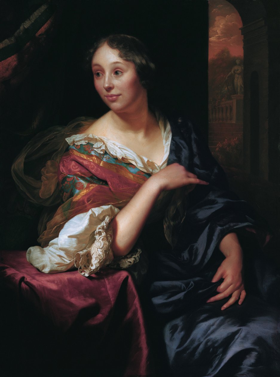 Françoise van Diemen av Godfried Schalcken