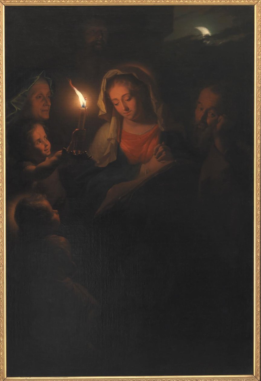 Den hellige familie av Godfried Schalcken