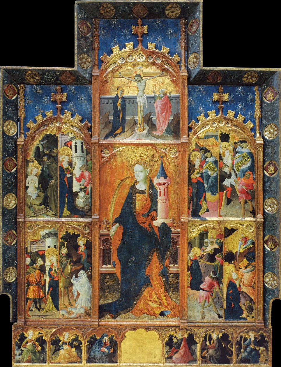 Altertavle av Saint Barbara av Gonçal Peris Sarrià