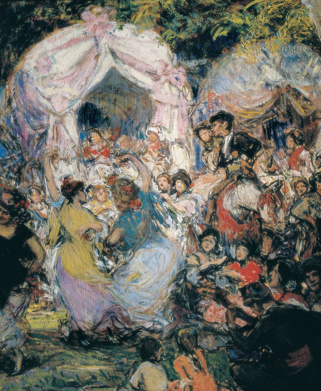 Flamencodansere, maleri av Gonzalo Bilbao y Martinez ca. 1915 av Gonzalo Bilbao Martinez