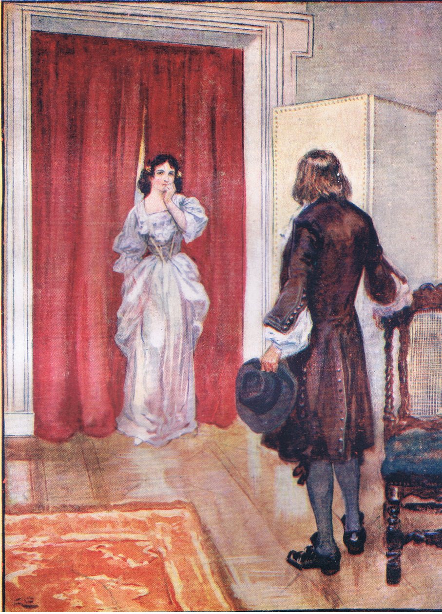 Hun ble der bare et øyeblikk, fra Lorna Doone pub.by W & R Chambers Ltd, 1921 av Gordon Frederick Browne