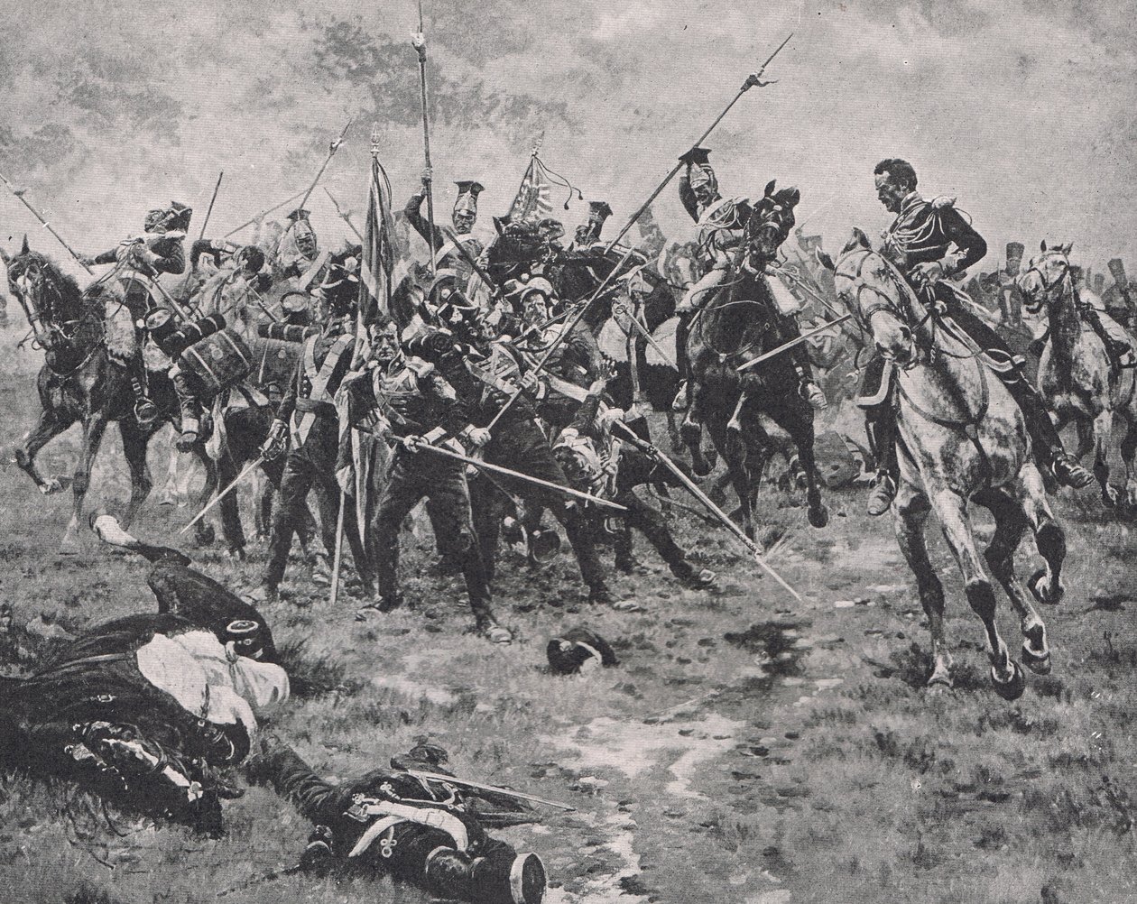 Flagget, Albuera, 16. mai 1811, illustrasjon fra 