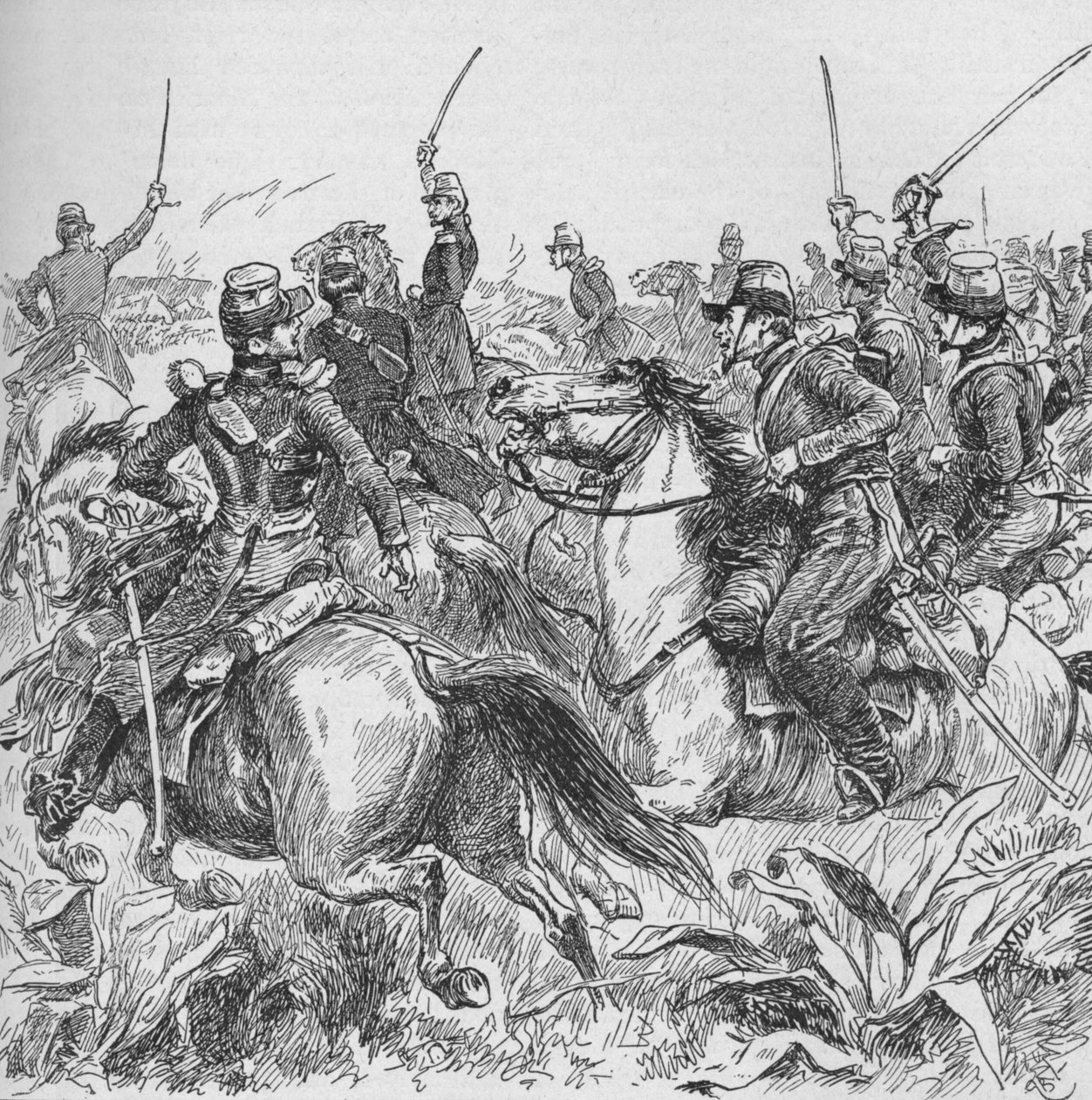Fanget av et dristig slag Abd-El-Kadrs Smalah, 1902 av Gordon Frederick Browne