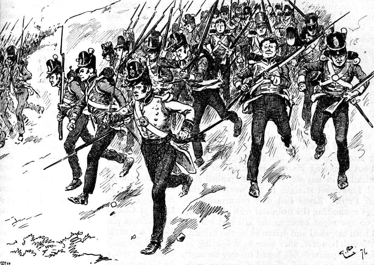 Dilkess Brigade of Guards kom opp, 1896, 1902 av Gordon Frederick Browne