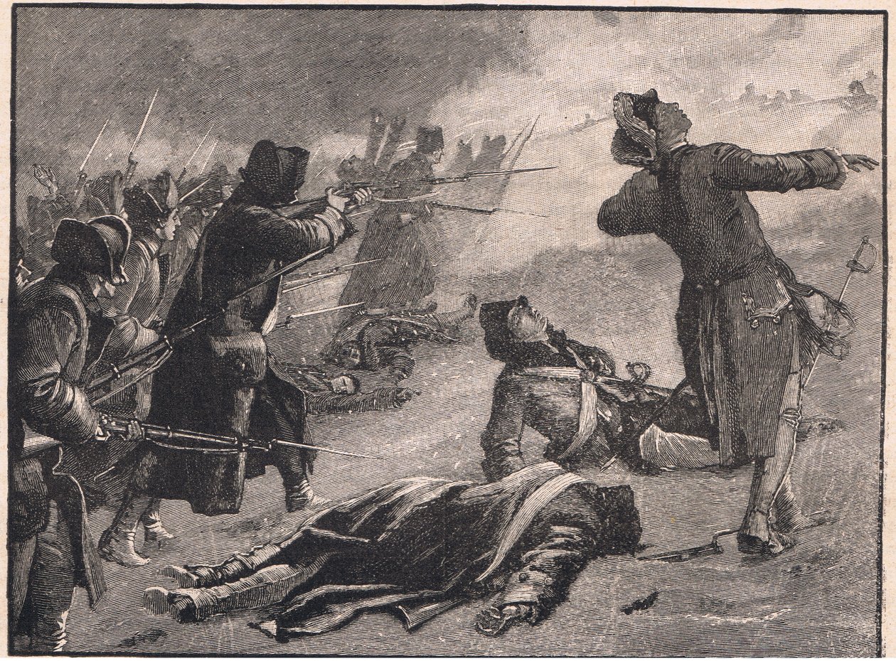Montgomerys angrep på den lave byen, Quebec AD 1775 av Gordon Frederick Browne