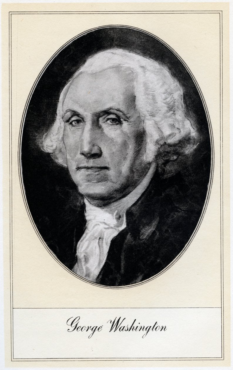 George Washington, USAs første president, tidlig på 1900-tallet. av Gordon Ross