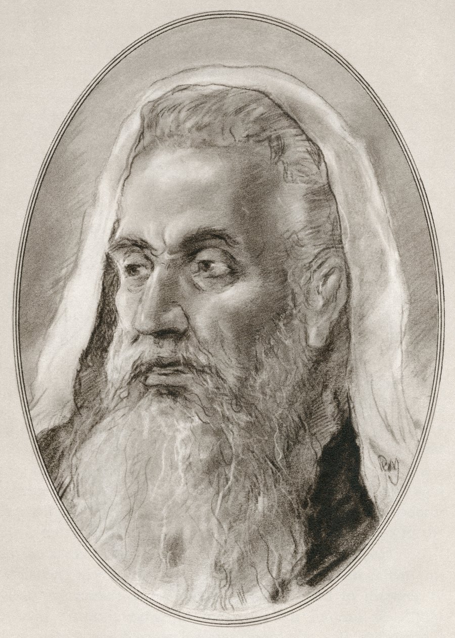 Jesaja, jødisk profet fra 800-tallet f.Kr., fra Living Biography of Religious Leaders av Gordon Ross