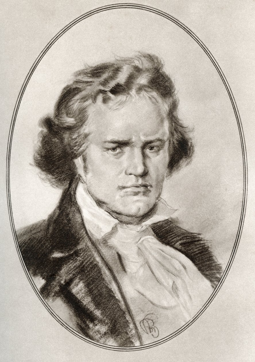 Ludwig van Beethoven, fra Living Biography of Great Composers av Gordon Ross