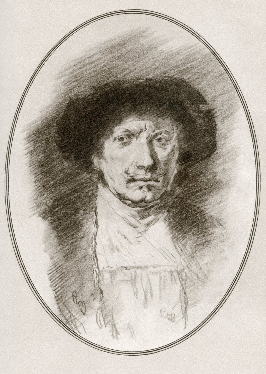 Rembrandt Harmenszoon van Rijn, fra Living Biography of Great Painters av Gordon Ross